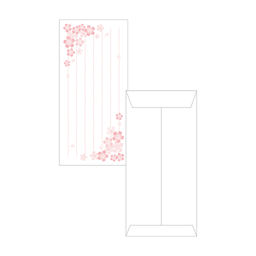 金封 多当ご入学お祝 多当袋 華桜ピンク - 画像 (2)