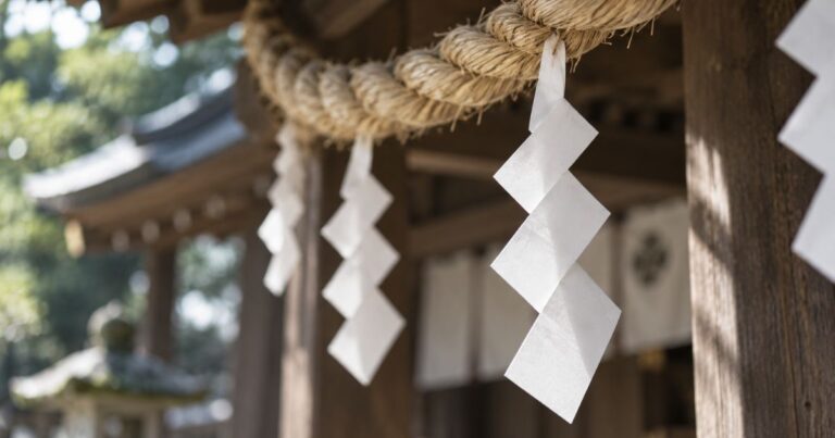 紙垂（しで）とは？意味・種類・正しい飾り方をわかりやすく解説